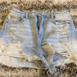 Jean shorts size 0 it says